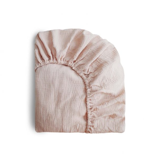 MINI CRIB SHEET BLUSH
