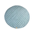 Quilted Linen Baby Play Mat - Sky