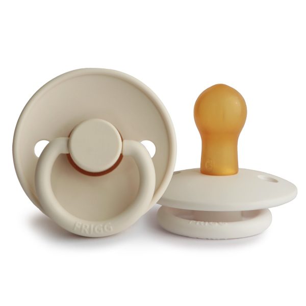 FRIGG NATURAL RUBBER PACIFIER - CREAM
