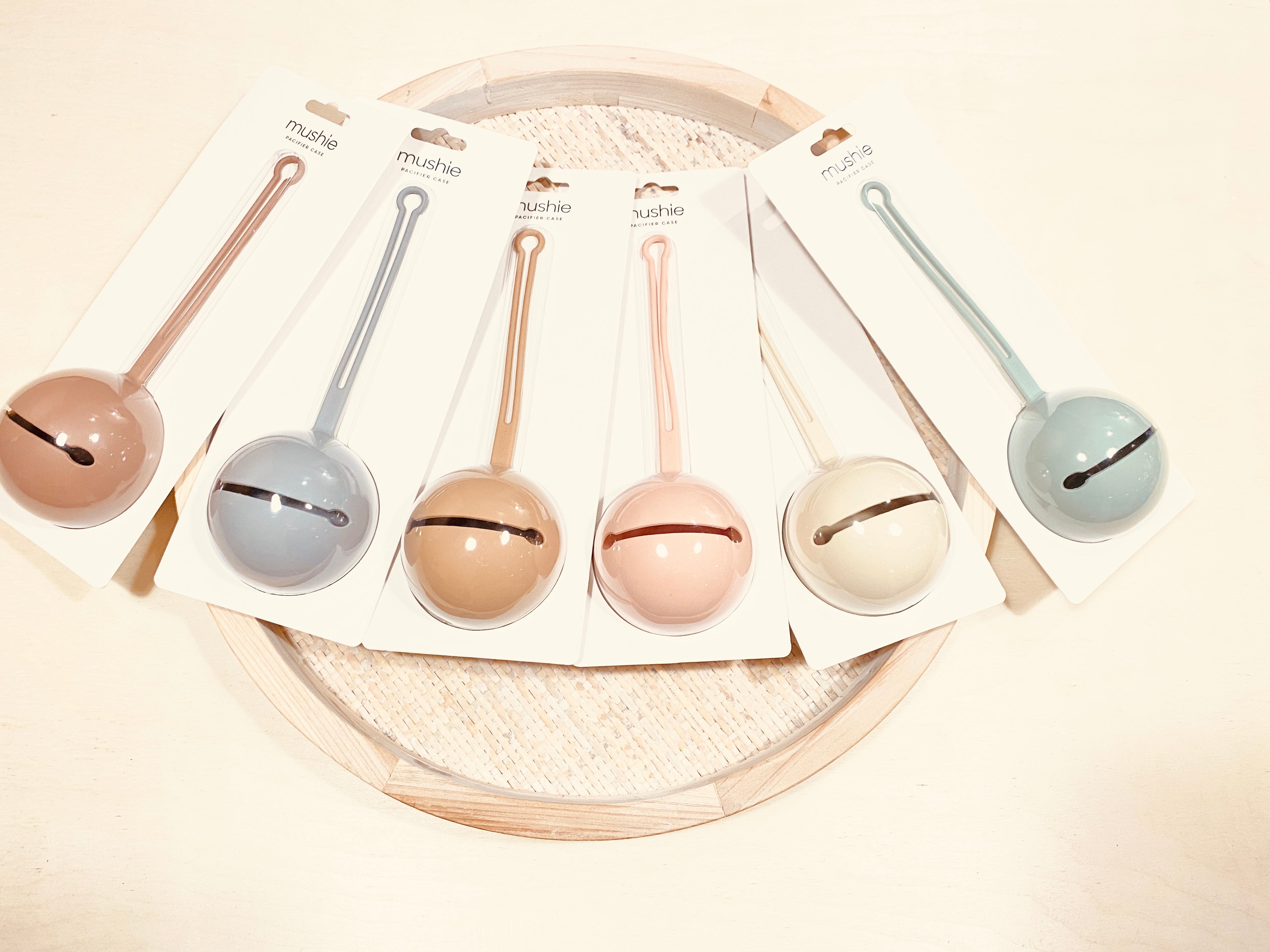 Silicone Pacifier Holder Case - Blush