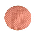 Quilted Linen Baby Play Mat - Terracotta