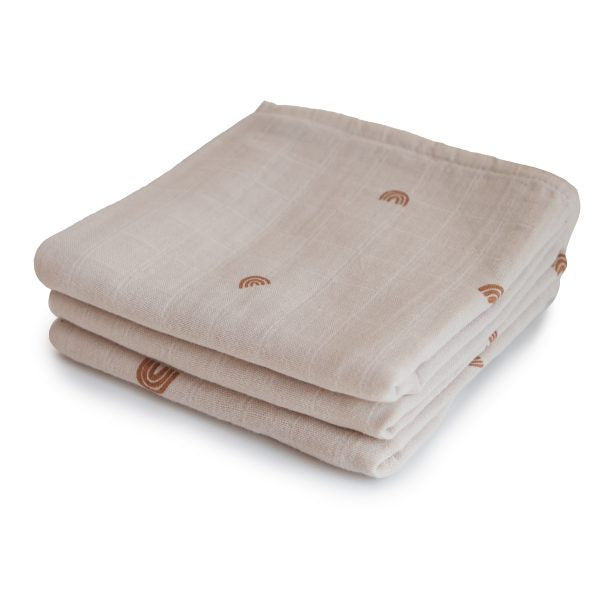 MUSLIN CLOTH (RAINBOWS) 3-PACK