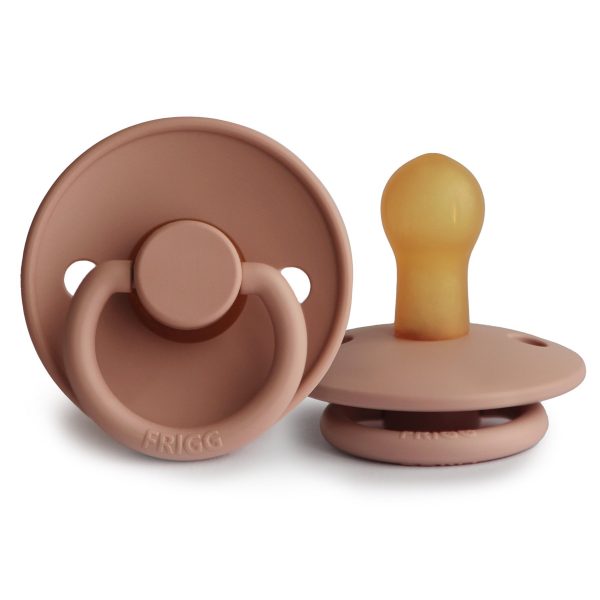 FRIGG NATURAL RUBBER PACIFIER - ROSE GOLD
