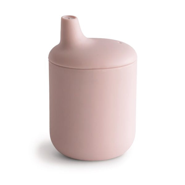 SILICONE SIPPY CUP (BLUSH)