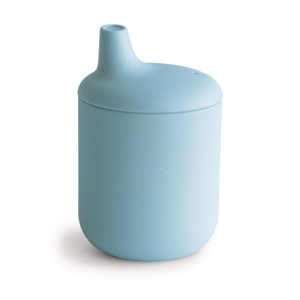 SILICONE SIPPY CUP (POWDER BLUE)