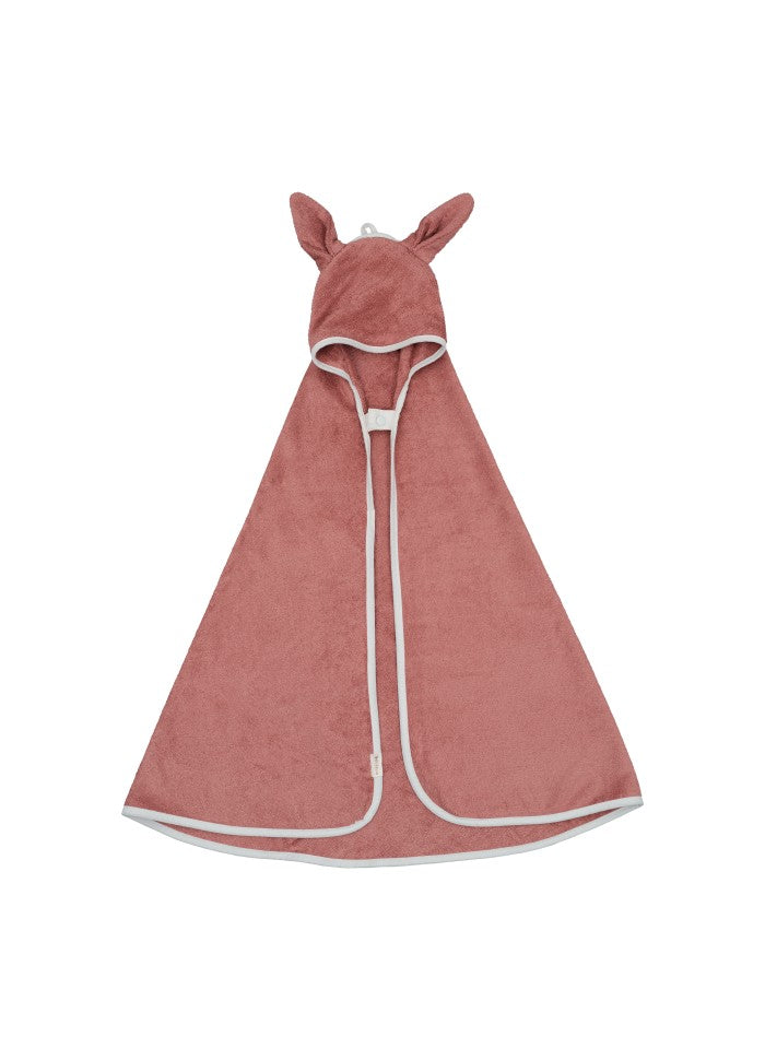 Hooded Baby Towel - Bunny - Clay
