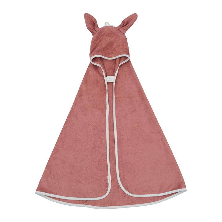 Hooded Baby Towel - Bunny - Clay