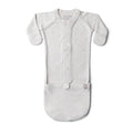 Bamboo Organic Cotton Convertible Gown - Storm Gray