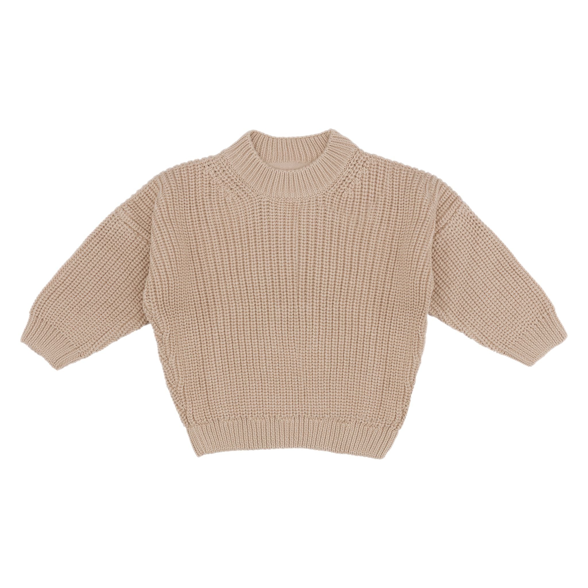 Chunky Knit Sweater - Almond