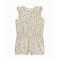 Amelia Romper - Cheetah / Pewter