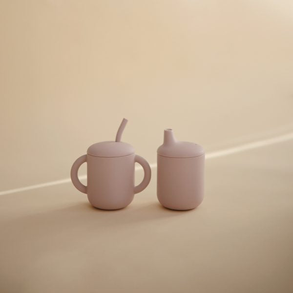 SILICONE SIPPY CUP (BLUSH)