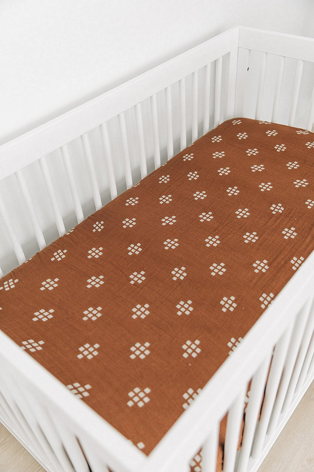 Crib Sheet -Chestnut Textiles