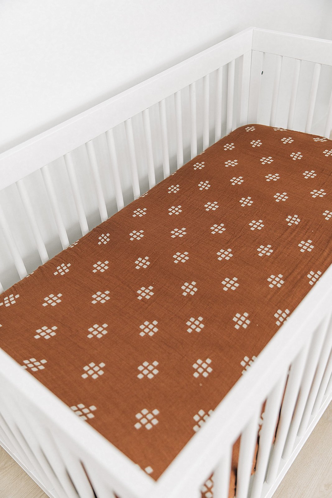 Crib Sheet -Chestnut Textiles