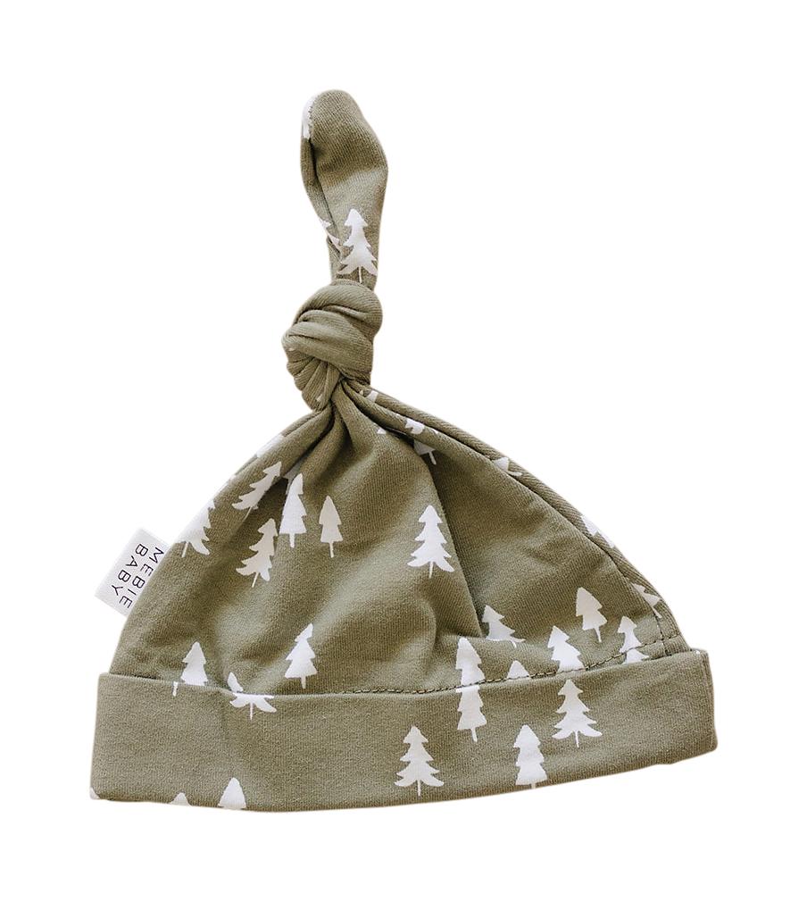 Olive Pines Newborn Knot Hat