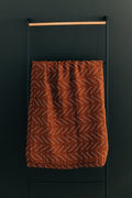 Muslin Quilt - Rust Mudcloth