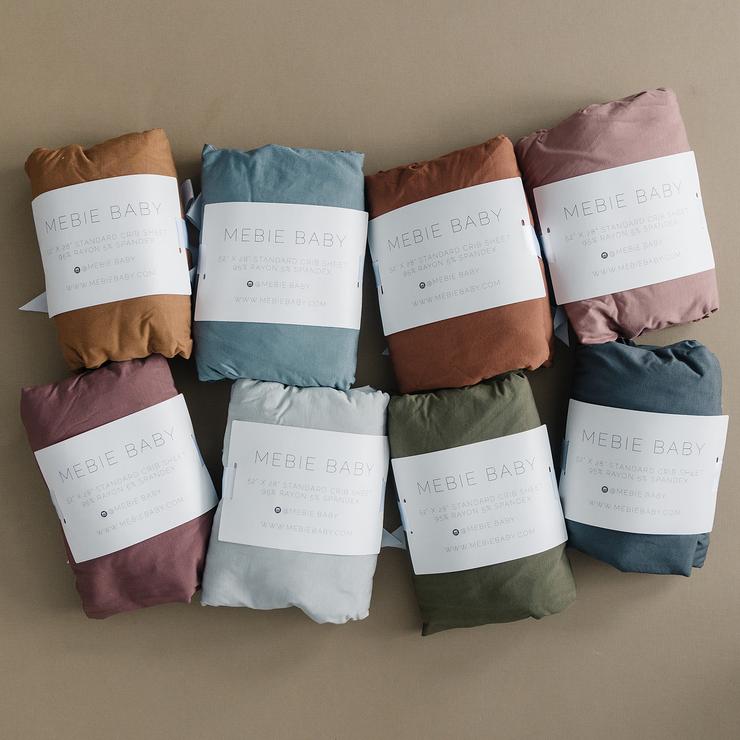 Charcoal Stretch Crib Sheet