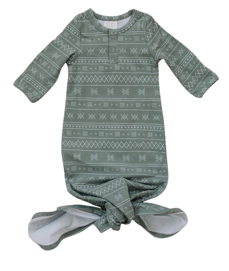 Sage Alpine Knot Gown