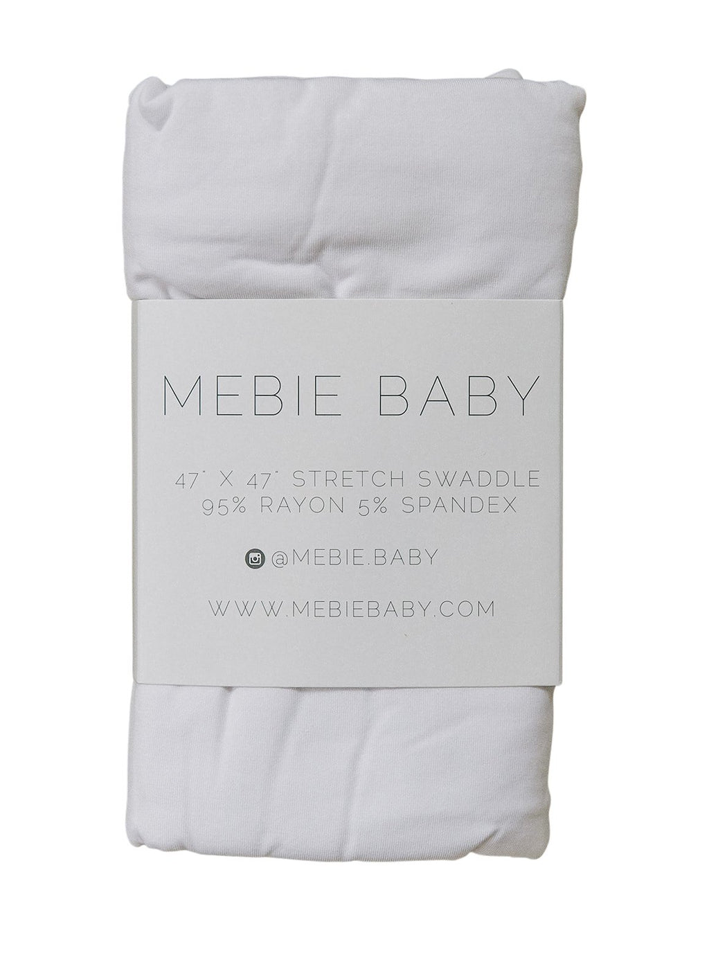 White Stretch Swaddle