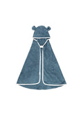 Hooded Baby Towel - Bear - Blue Spruce