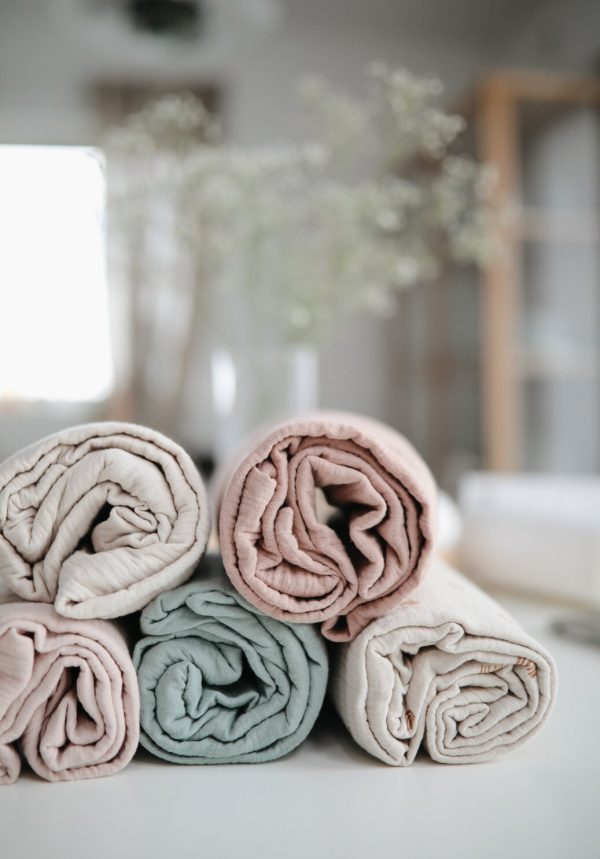 Muslin Crib Sheet  - Roman Green